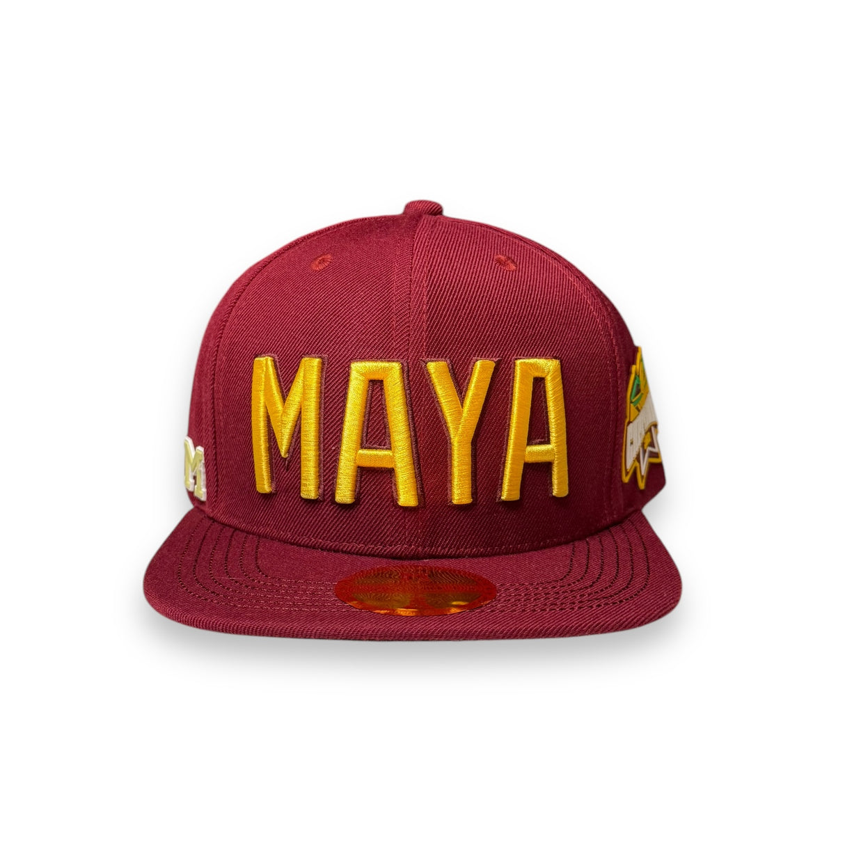 INDIOS DE MAYAGÜEZ x DLAB BURGUNDY SNAPBACK "MAYA" EDITION