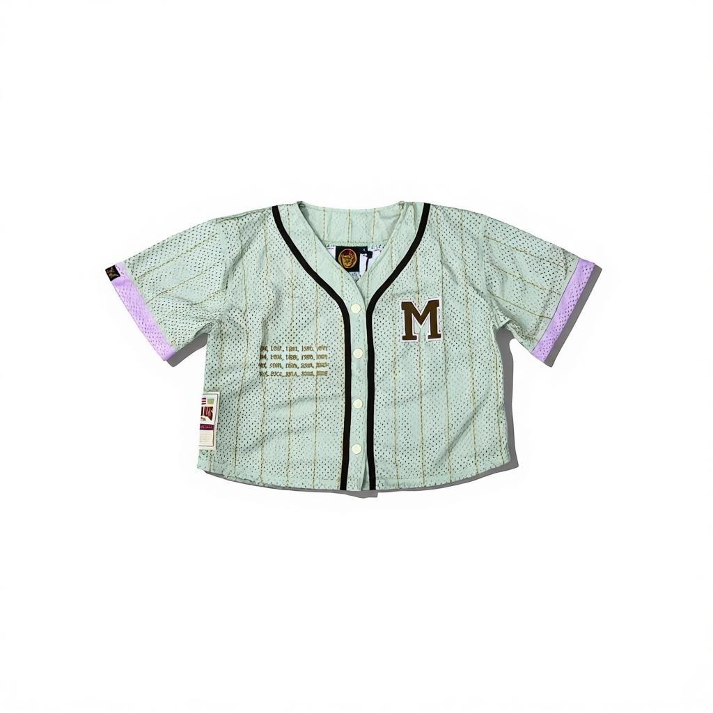 INDIOS x DLAB Women’s SE Cream Crop Top 20th Championship Mesh Jersey