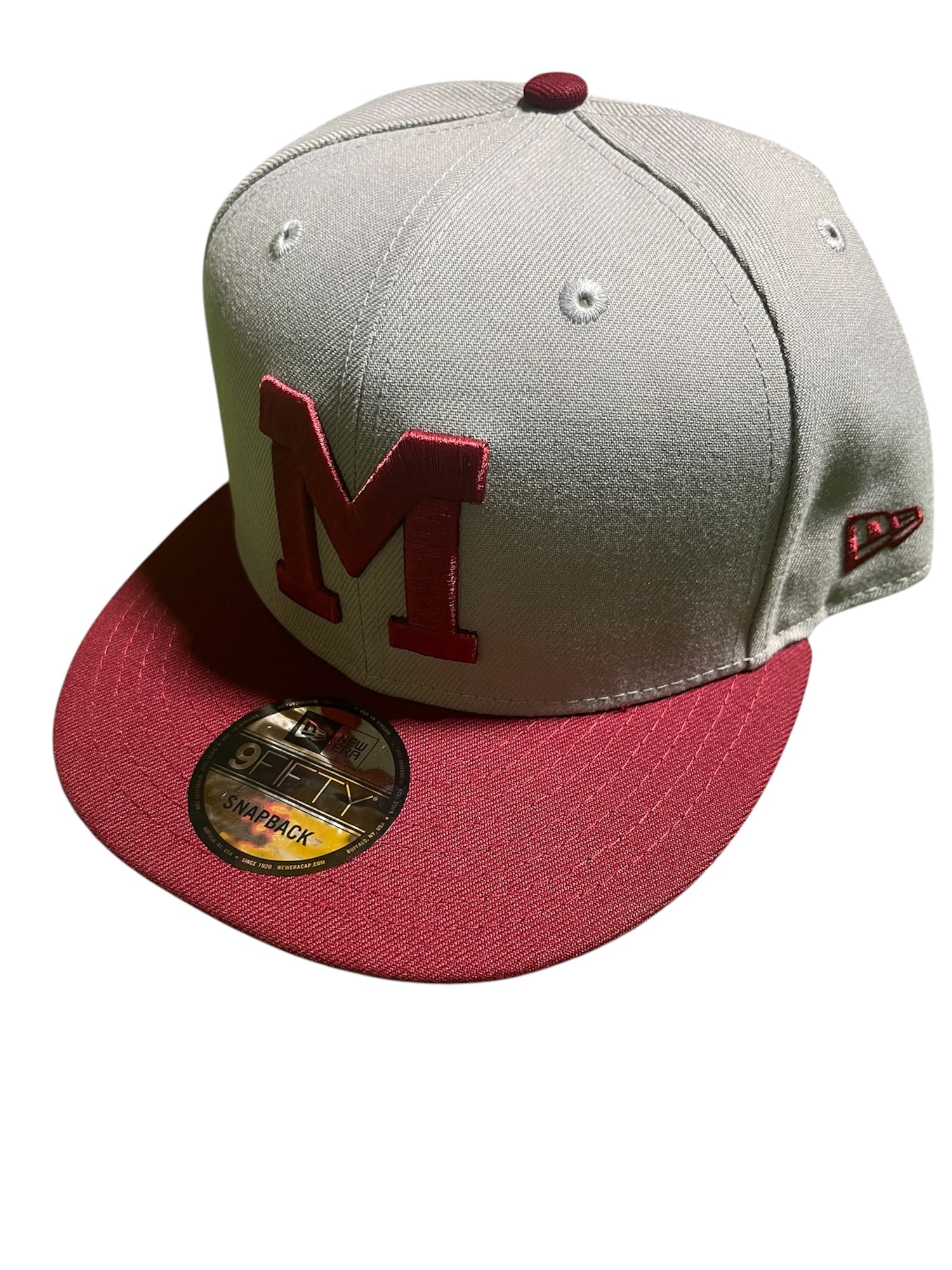 INDIOS x NEW ERA 9FIFTY 20 Champ SE Gray/Burgundy Snapback