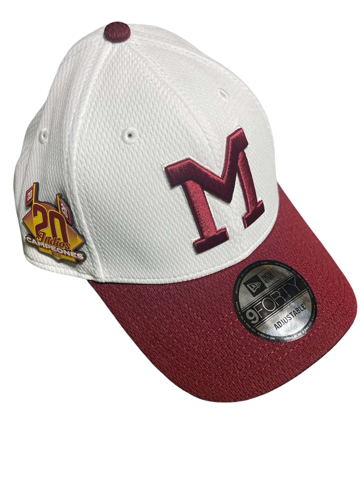 INDIOS x NEW ERA 9FORTY White  20 CHAMPIONSHIP SE Snapback CURVED