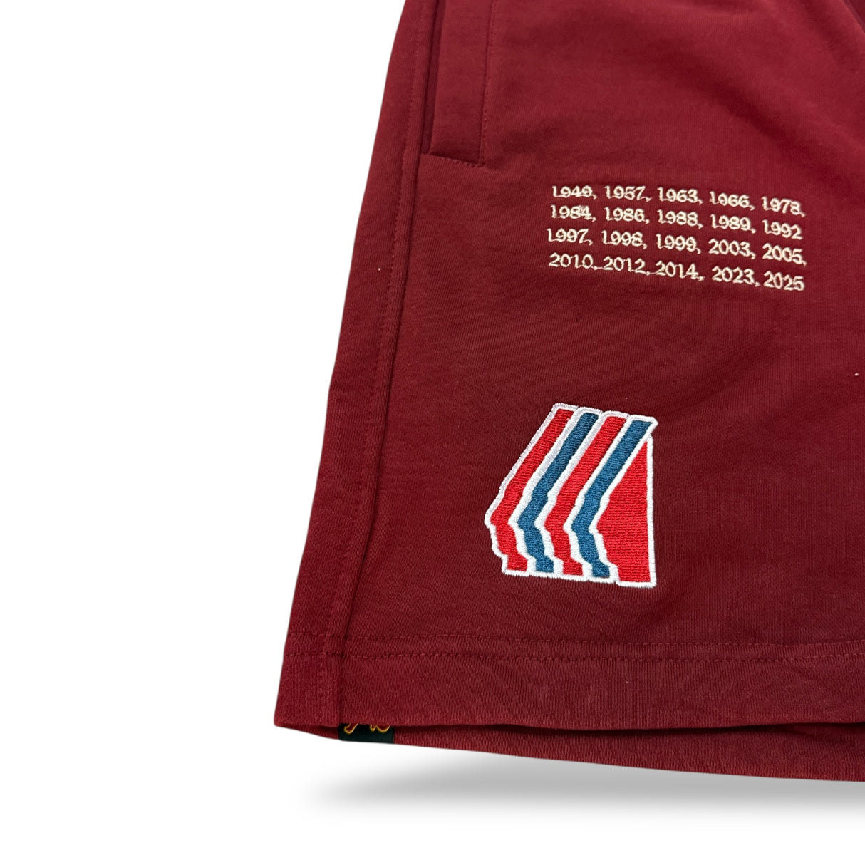 INDIOS X DLAB French Terry Oversized Shorts (Burgundy)