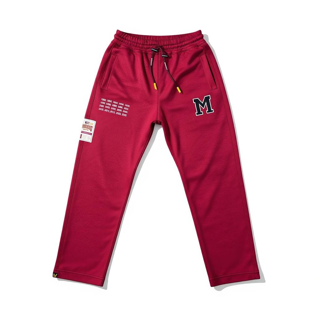 INDIOS X DLAB French Terry Jogger Pants (Burgundy)