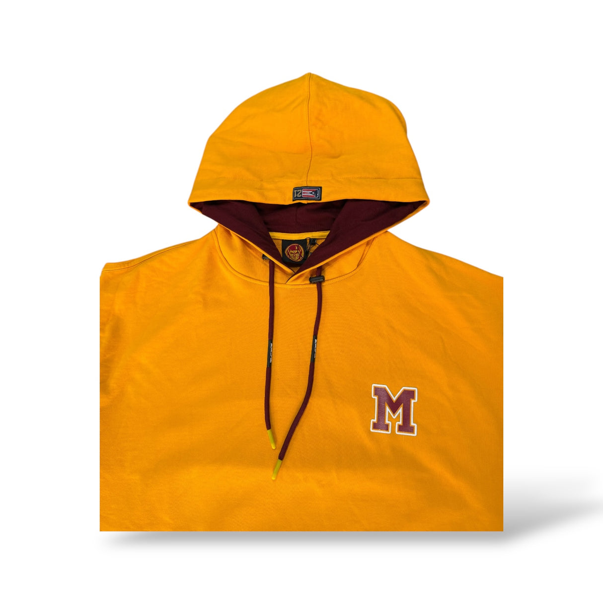 INDIOS X DLAB OVERSIZED HOODIE RETRO LOGO (YELLOW)