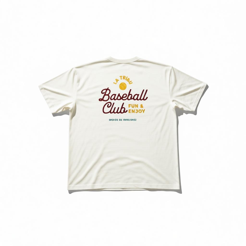 INDIOS x DLAB Loose Fit Tee "Baseball Club"
