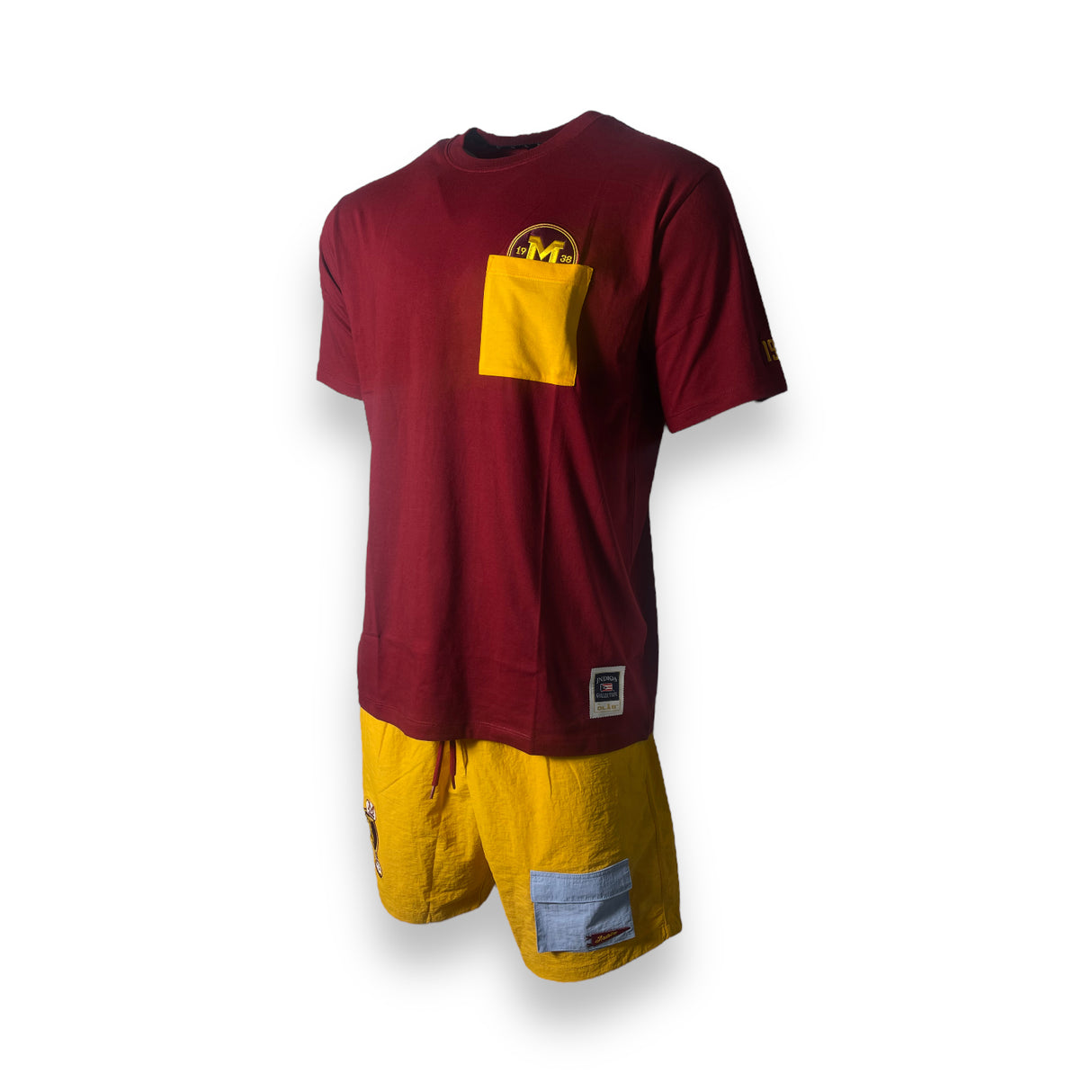 INDIOS Burgundy Pocket Tee