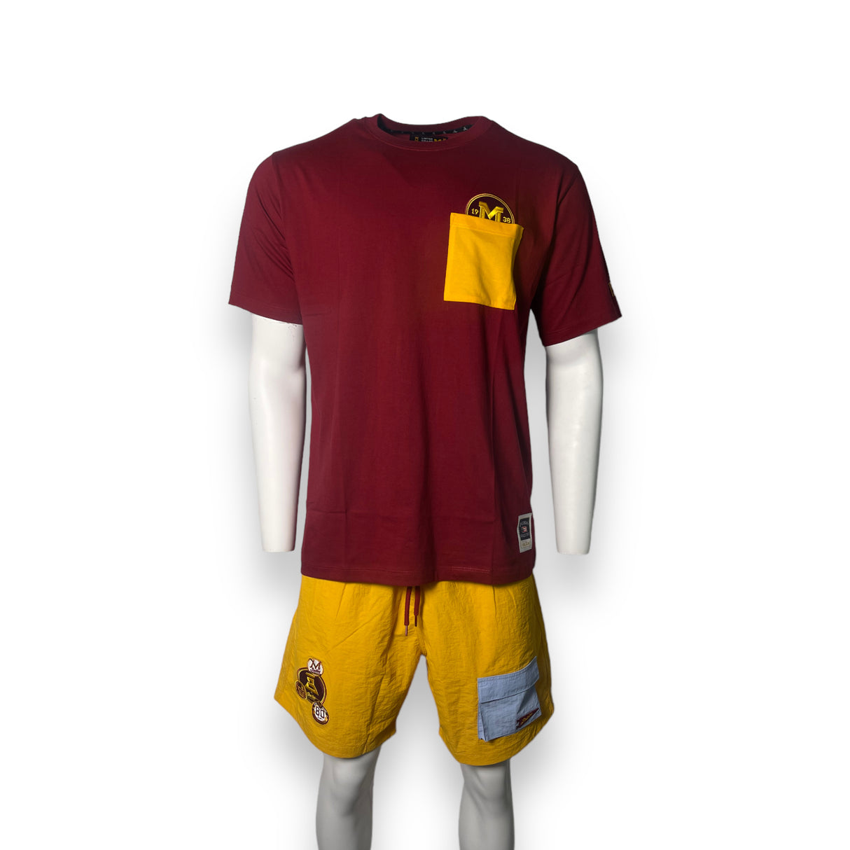 INDIOS Burgundy Pocket Tee