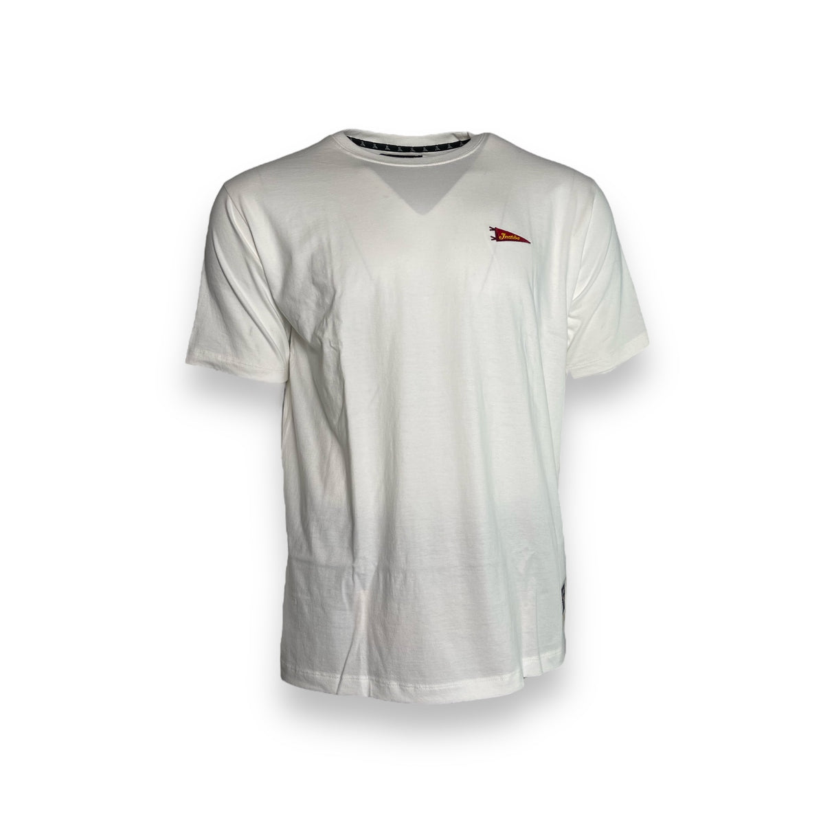 INDIOS Bone White Small Embroidered Patch Tee