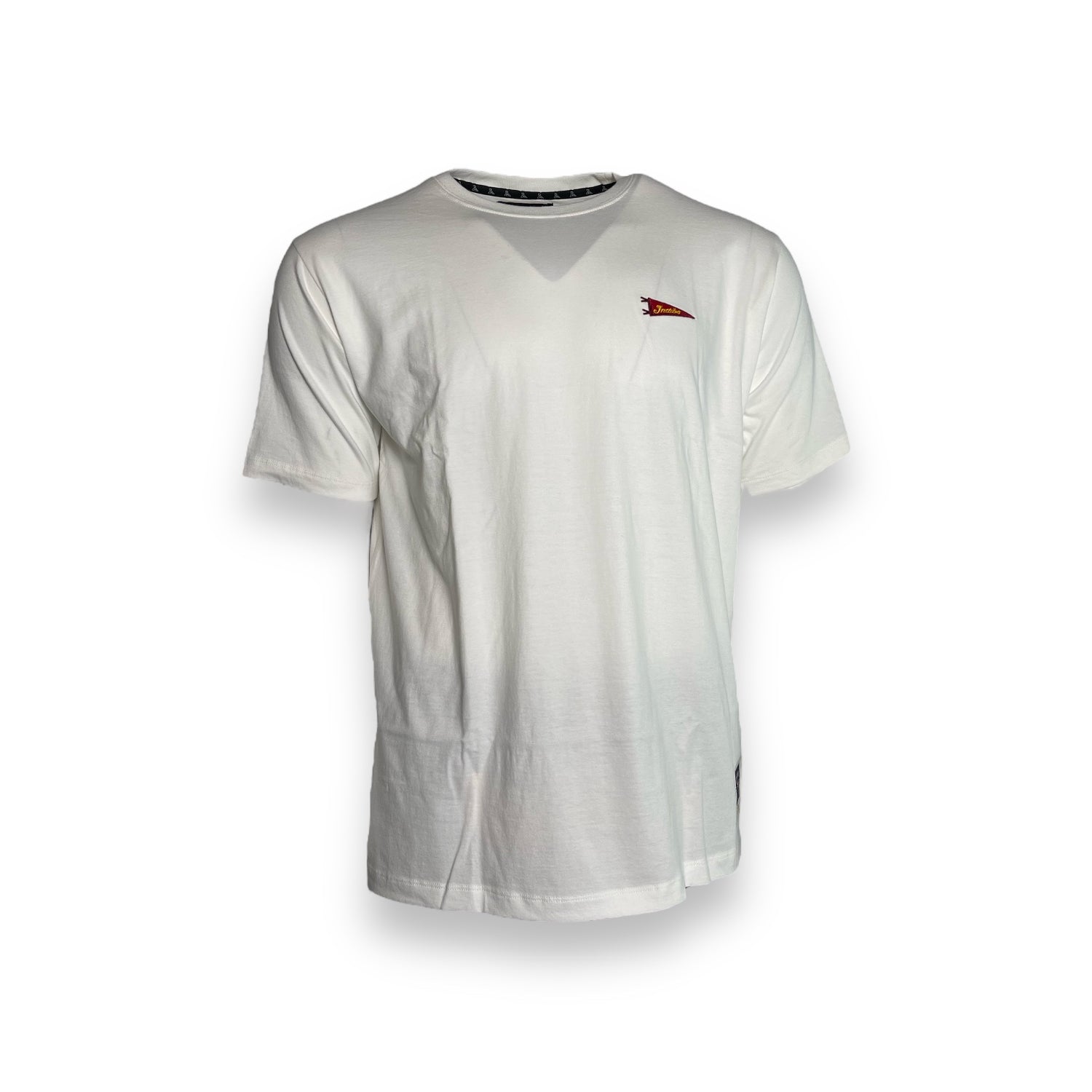 INDIOS Bone White Small Embroidered Patch Tee