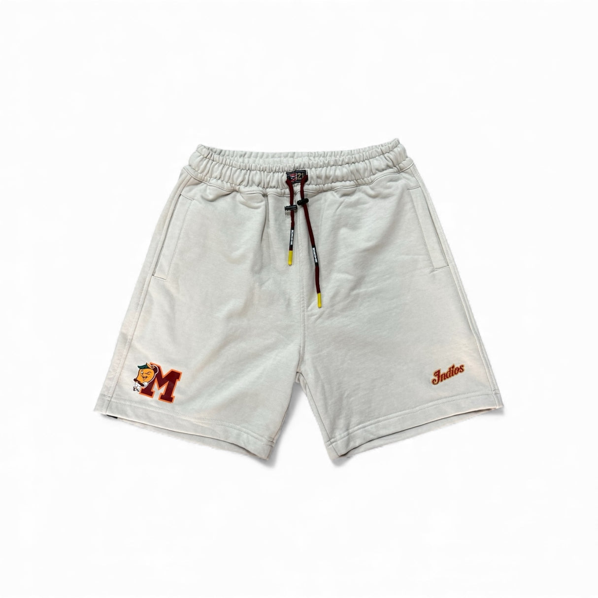 INDIOS X DLAB French Terry Oversized Shorts (Cream)