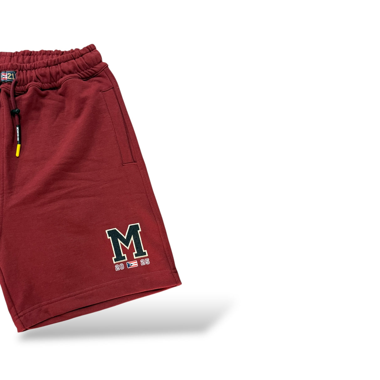 INDIOS X DLAB French Terry Oversized Shorts (Burgundy)