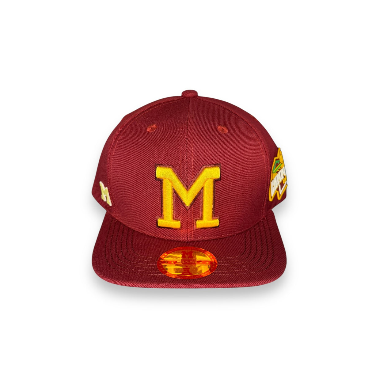 INDIOS DE MAYAGÜEZ x DLAB BURGUNDY SNAPBACK YELLOW M