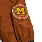 INDIOS X DLAB Sky Blue/Brown Bomber Varsity Jacket 2.0