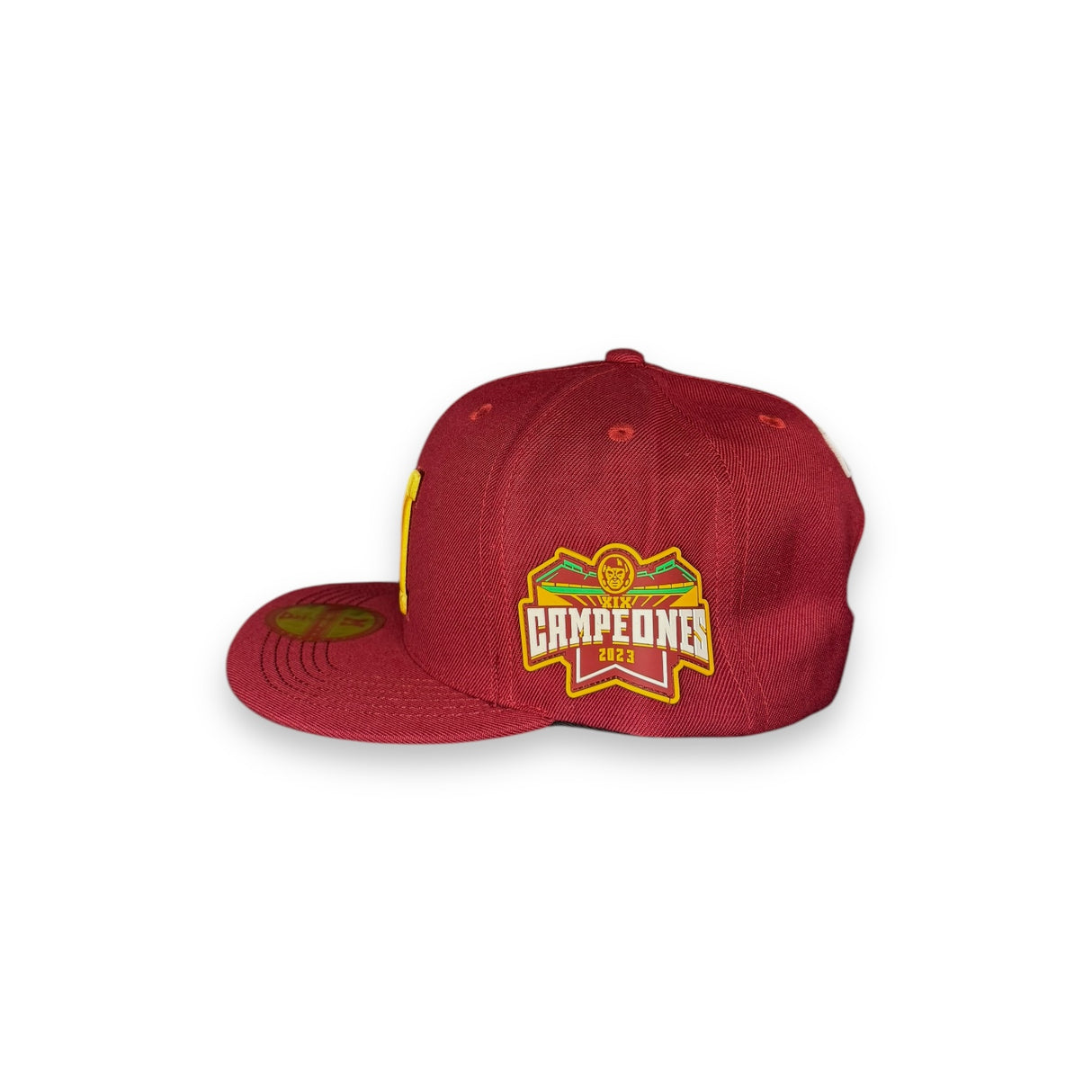 INDIOS DE MAYAGÜEZ x DLAB BURGUNDY SNAPBACK YELLOW M