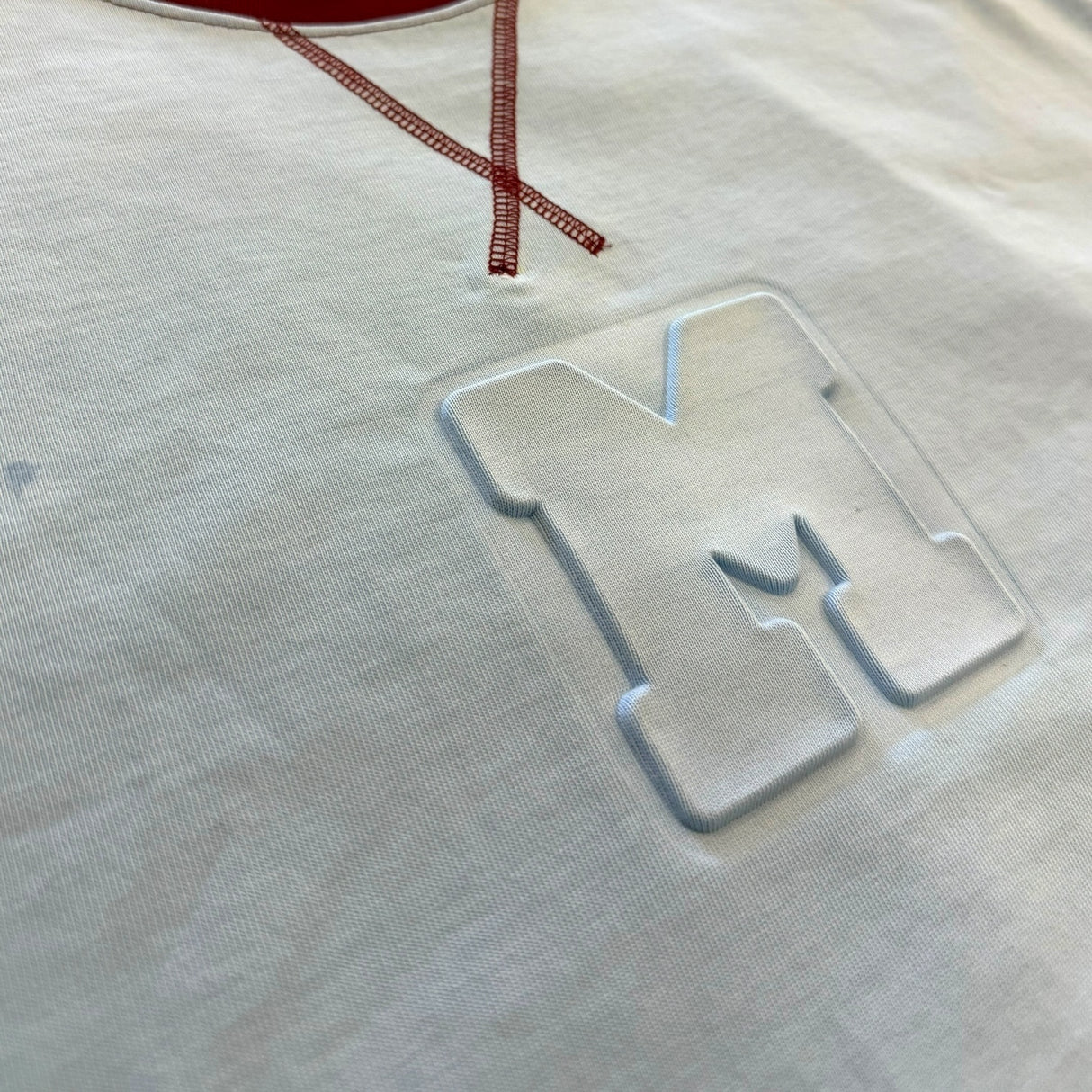 INDIOS x DLAB Heavyweight Oversized Boxy Fit Embossed M Tee (Powder Blue)