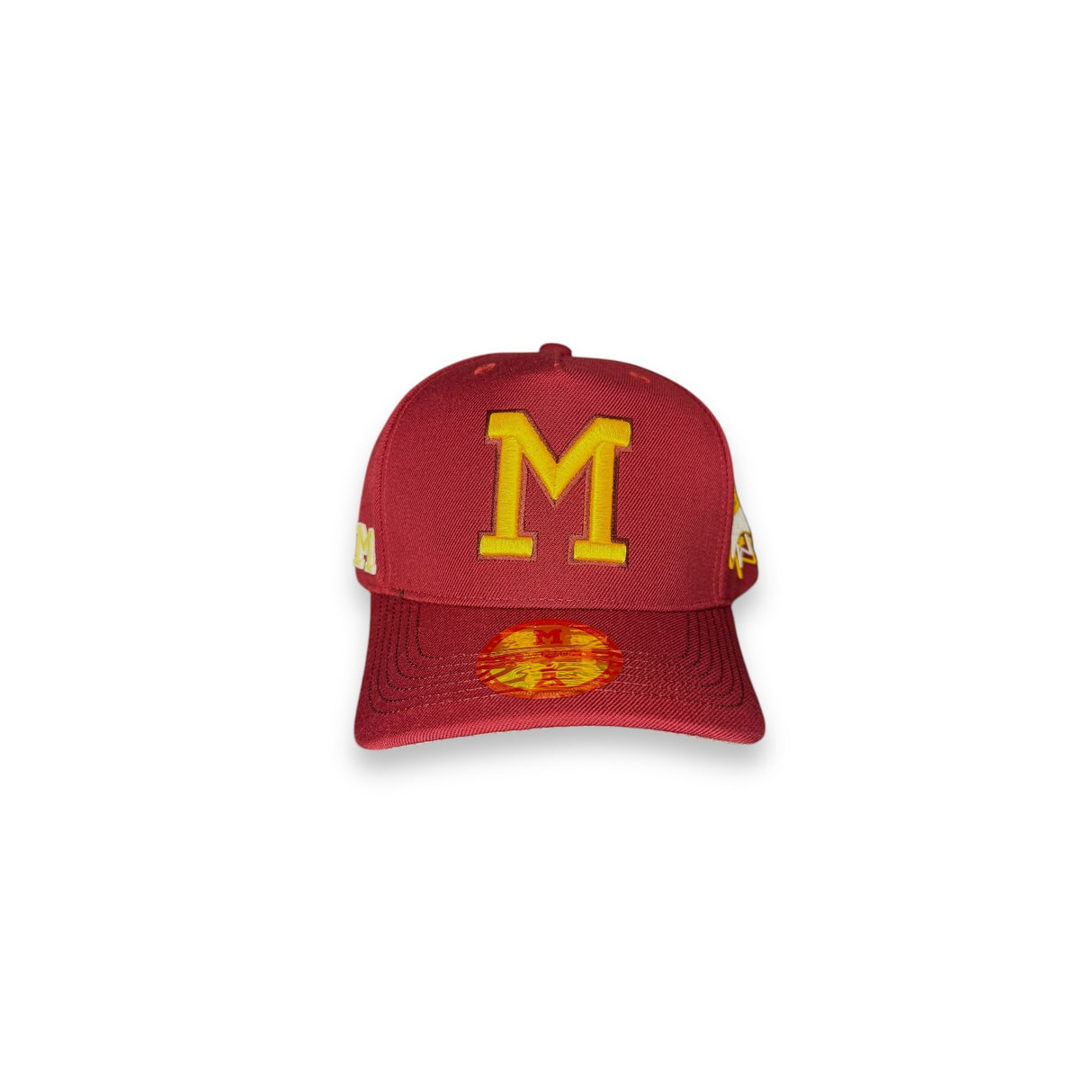 INDIOS DE MAYAGÜEZ x DLAB BURGUNDY SNAPBACK YELLOW M