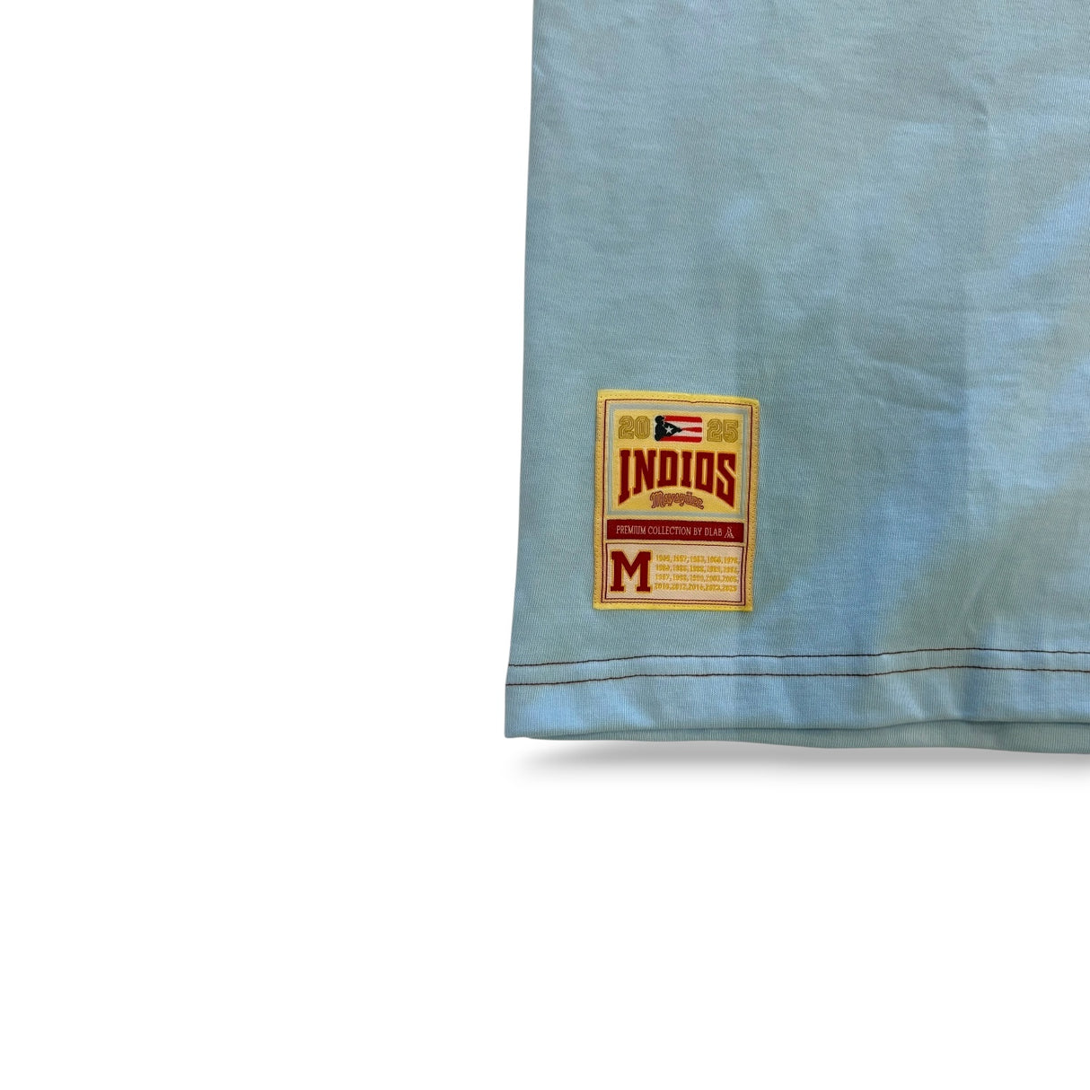 INDIOS x DLAB Heavyweight Oversized Boxy Fit Embossed M Tee (Powder Blue)