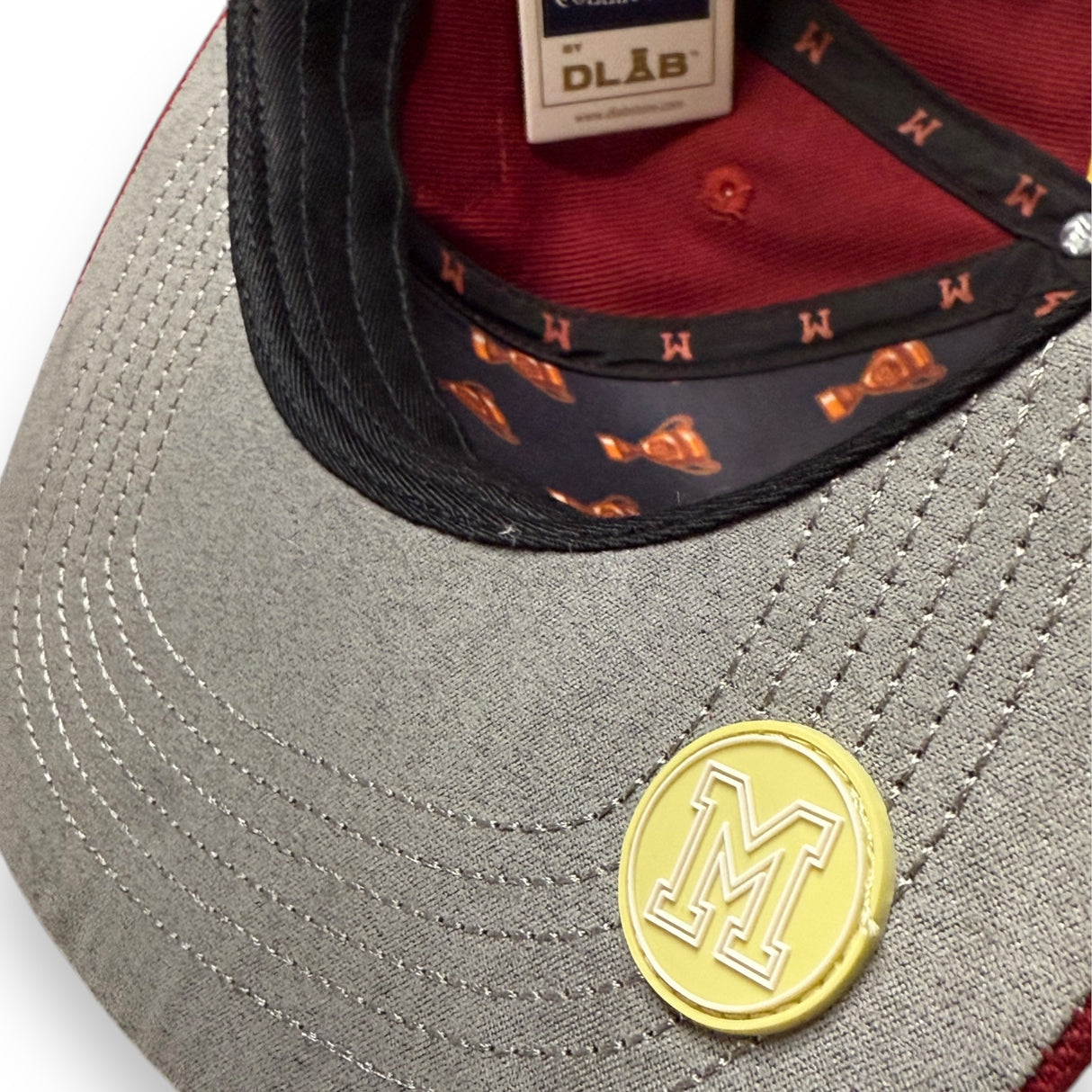 INDIOS DE MAYAGÜEZ x DLAB BURGUNDY SNAPBACK "MAYA" EDITION