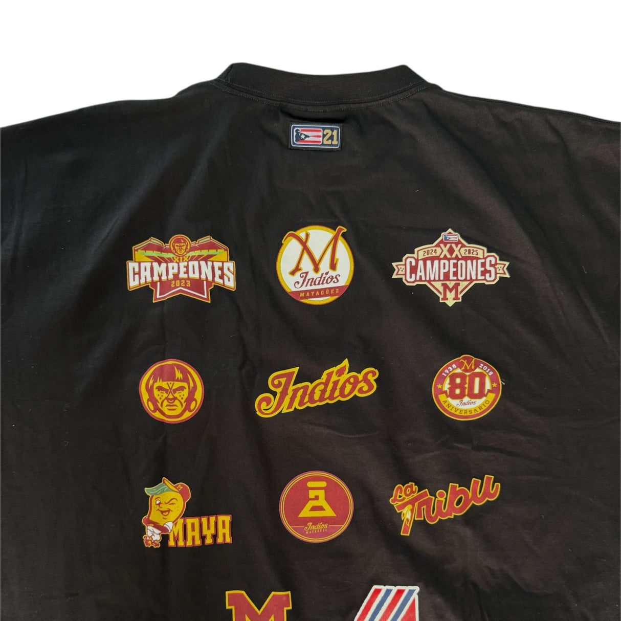 INDIOS x DLAB Loose Fit  "20th Championship MultiLogo" Black