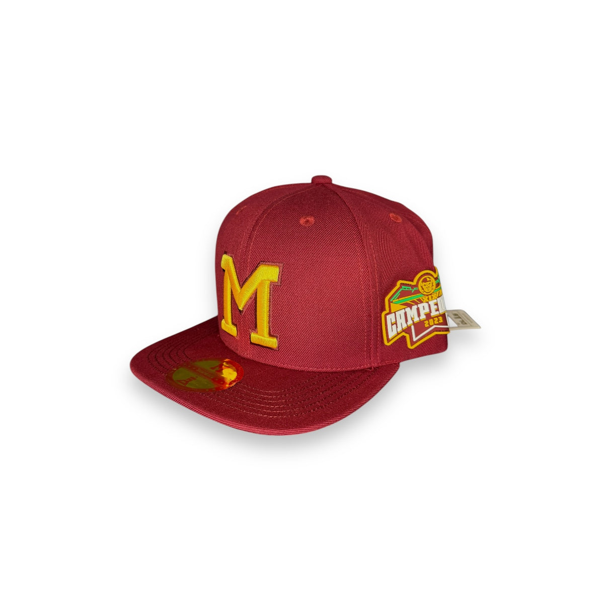 INDIOS DE MAYAGÜEZ x DLAB BURGUNDY SNAPBACK YELLOW M