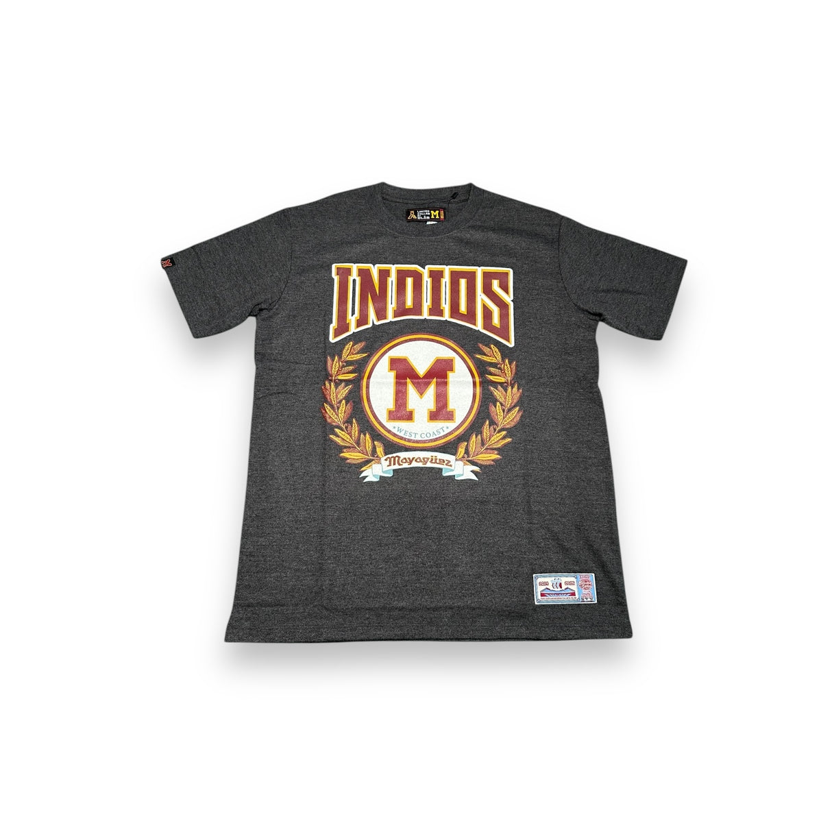 INDIOS X DLAB Washed Black Premium Emblem Tee