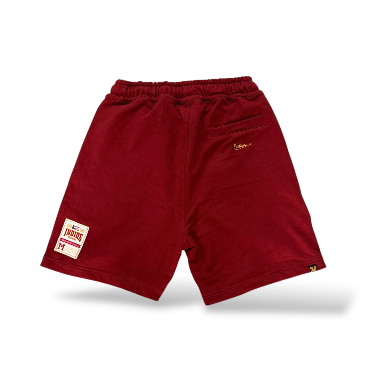 INDIOS X DLAB French Terry Oversized Shorts (Burgundy)