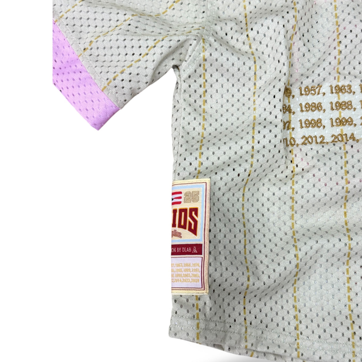 INDIOS x DLAB Women’s SE Cream Crop Top 20th Championship Mesh Jersey