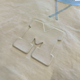 INDIOS x DLAB Heavyweight Oversized Boxy Fit Embossed M Tee (Beige)