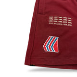 INDIOS X DLAB French Terry Oversized Shorts (Burgundy)