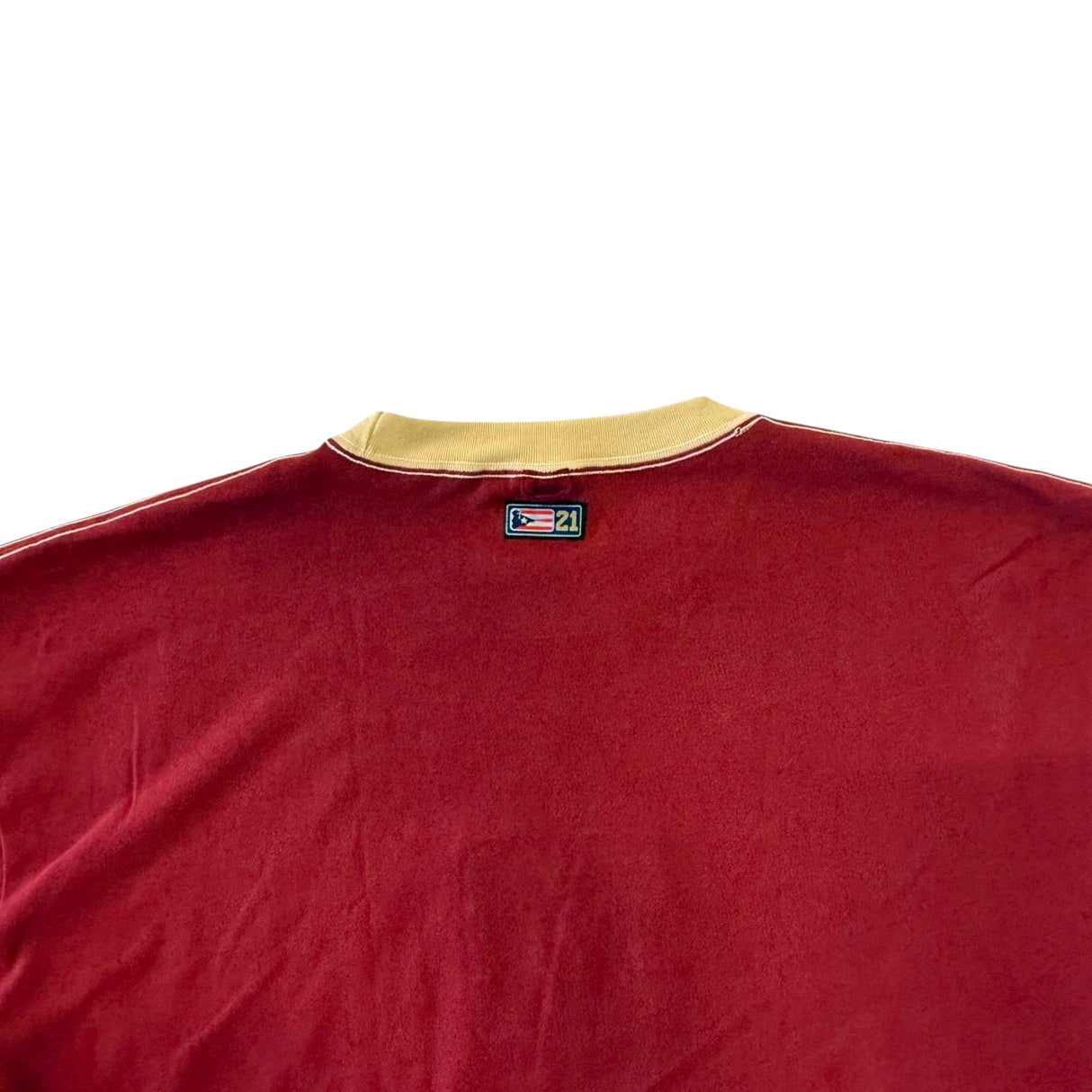 INDIOS x DLAB Heavyweight Oversized Boxy Fit Embossed M Tee (Burgundy)