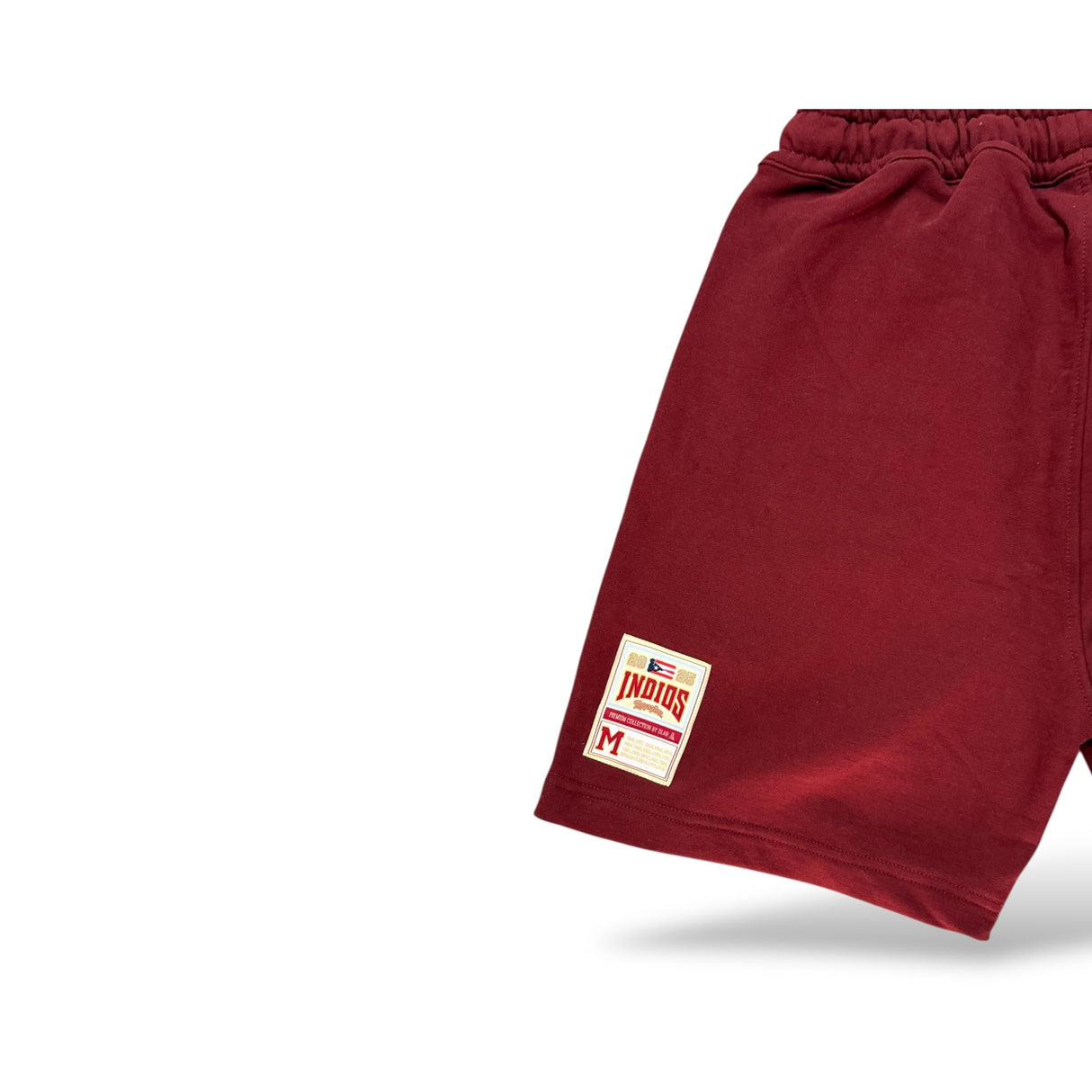 INDIOS X DLAB French Terry Oversized Shorts (Burgundy)