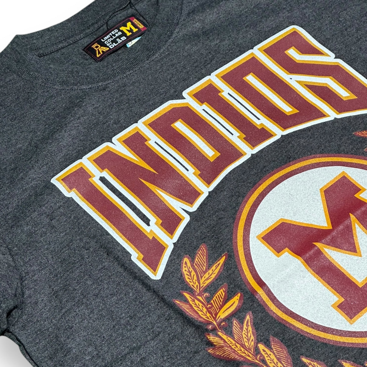 INDIOS X DLAB Washed Black Premium Emblem Tee
