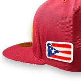 INDIOS DE MAYAGÜEZ x DLAB BURGUNDY SNAPBACK "1938" EDITION
