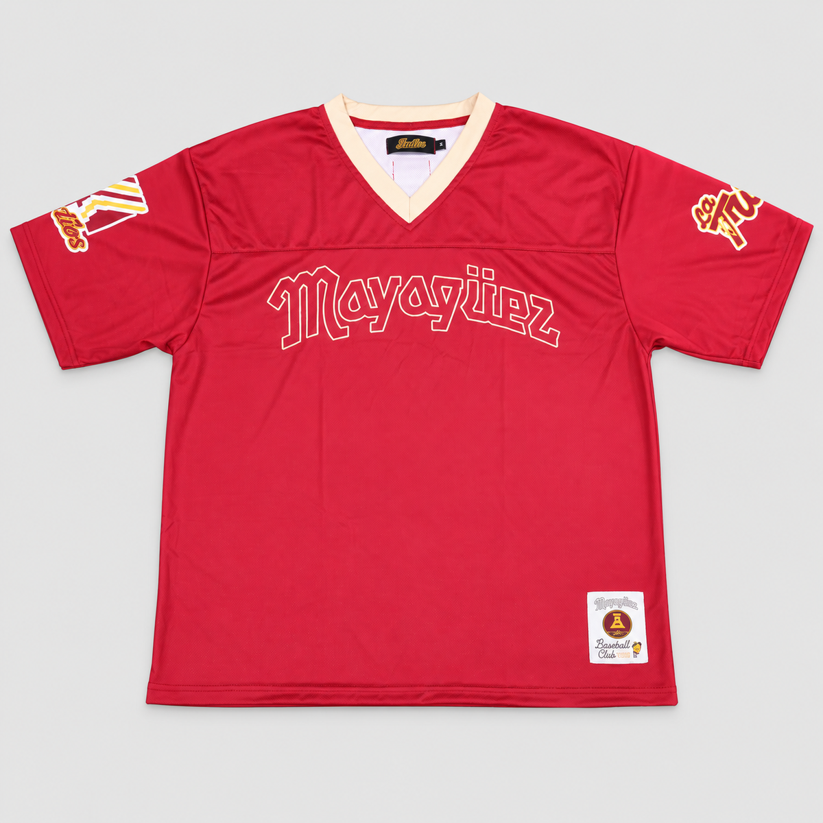 MAYAGUEZ  BURGUNDY RETRO JERSEY