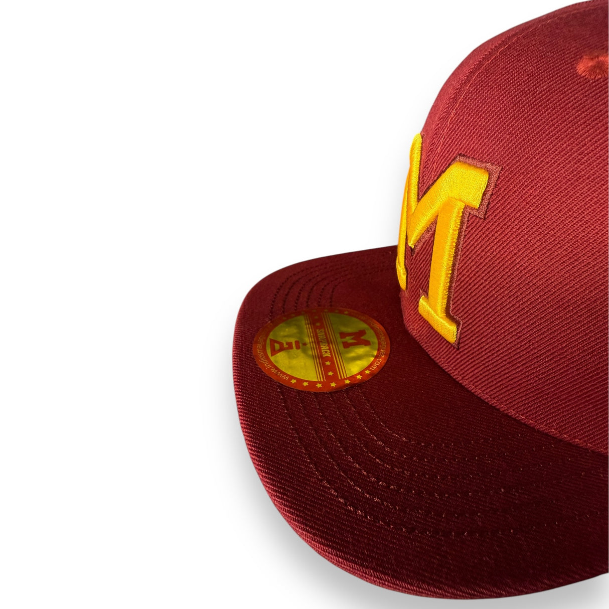 INDIOS DE MAYAGÜEZ x DLAB BURGUNDY SNAPBACK YELLOW M