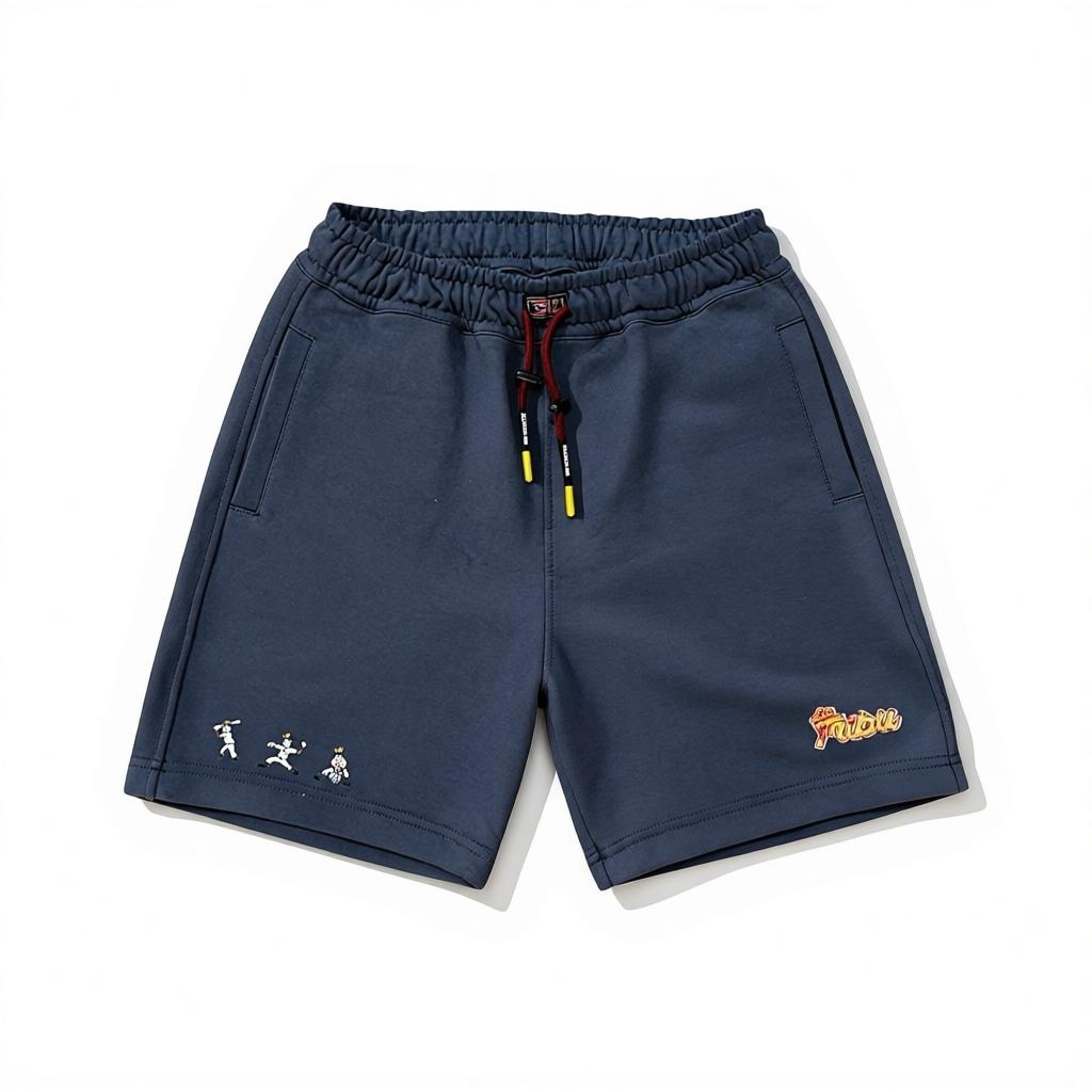 INDIOS X DLAB French Terry Oversized Shorts (Dark Grey)