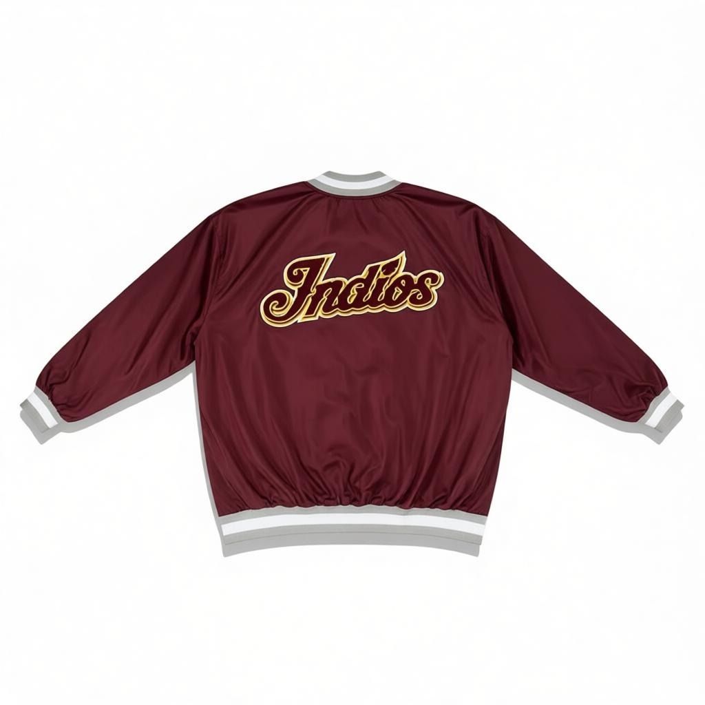 INDIS X DLAB CHAMPS BOMBER JACKET (BURGUNDY)